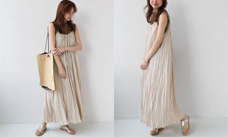 OURNAL STANDARD/Seshe Plain washer Cami OP/連身裙