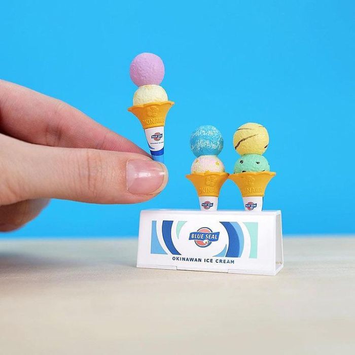 BLUE SEAL冰淇淋店官方迷你微縮