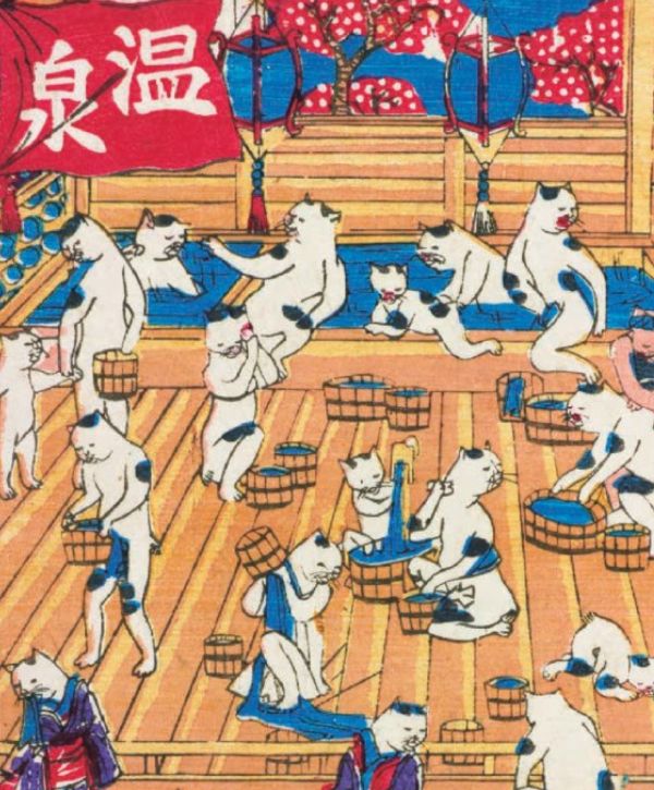 《猫咪浮世绘图监》歌川国芳及弟子们的明治喵星人大游行