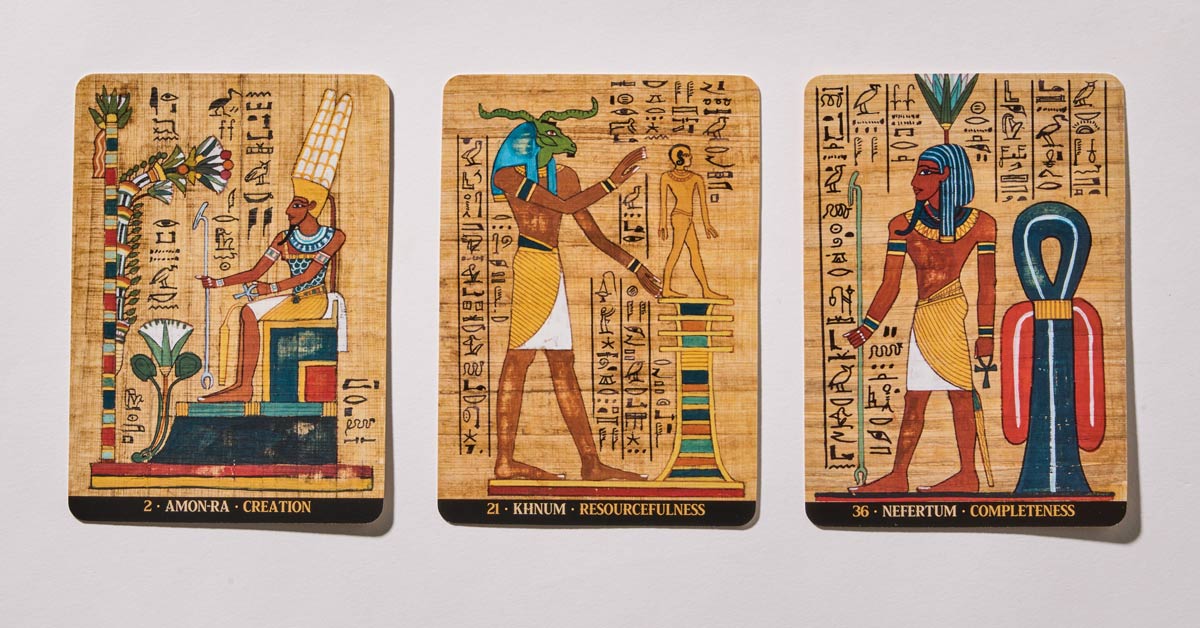 跨界讀本：神諭乘埃及之風《Egyptian Gods Oracle Cards》