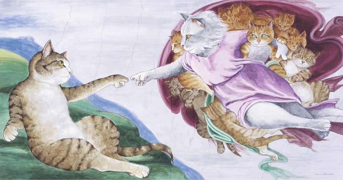 當貓咪遇上名畫！典藏大師 Susan Herbert 趣味橫生的貓咪世界—《名畫中的貓》