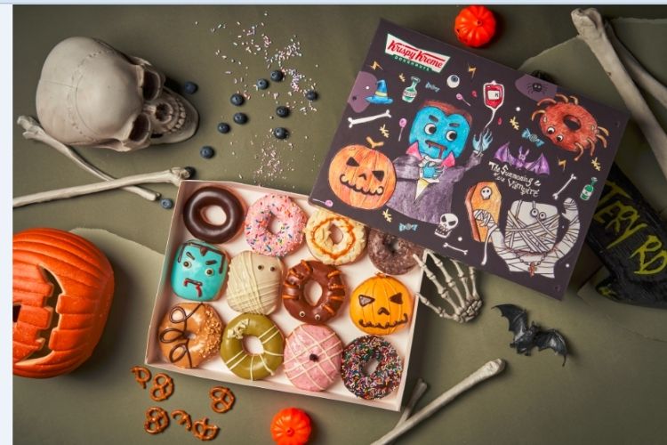 武昌店|Krispy Kreme|萬聖節限定4入禮盒|推薦價220元。