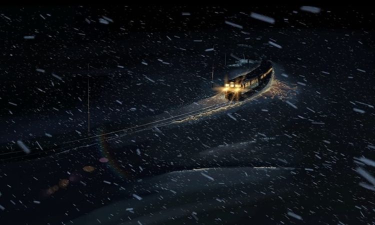 秒速五公分大雪纷飞的铁道