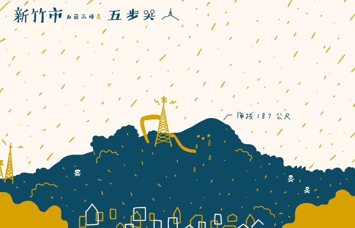 台湾19座山：新竹市五步哭山