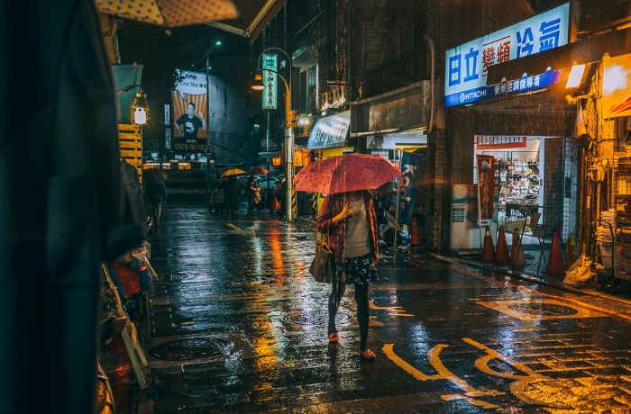 雨中 台北 摄影