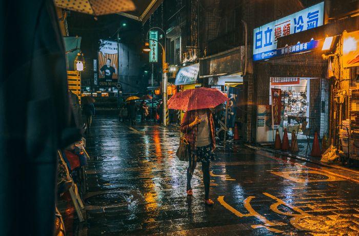 雨中 台北 攝影