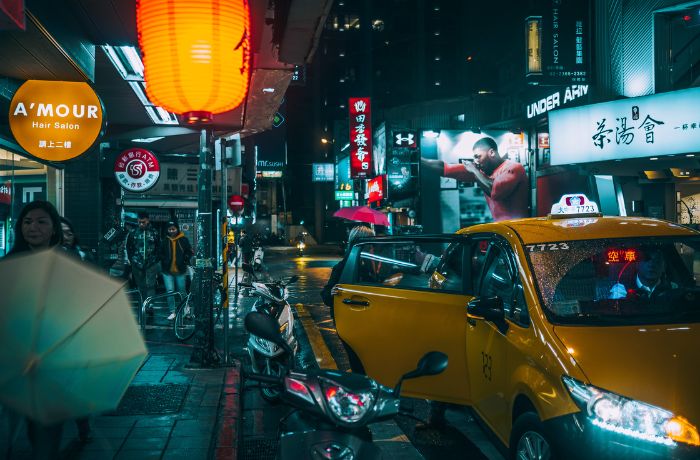台北 攝影 計程車