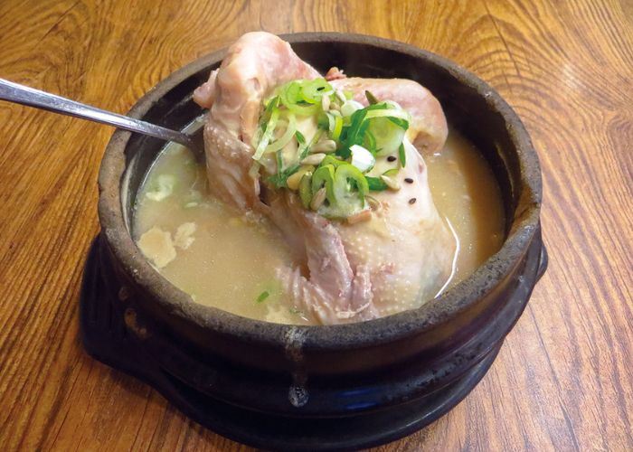 韩式料理 韩食 蔘鸡汤