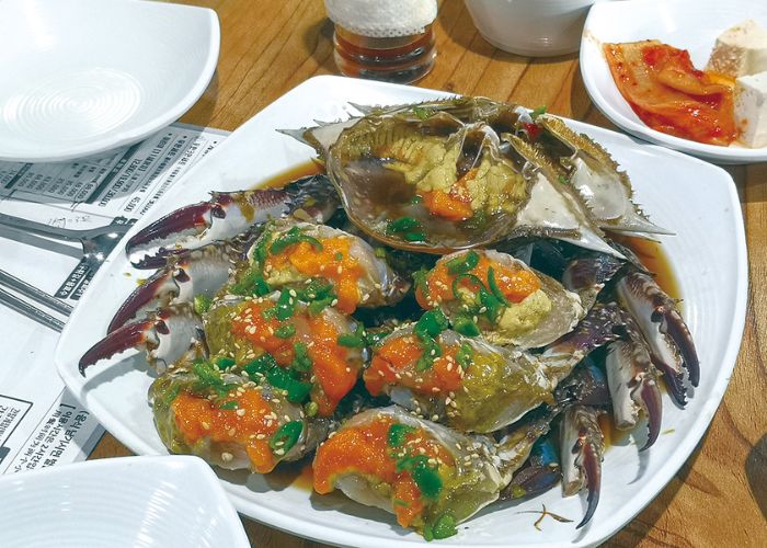 韩式料理 韩食 生腌螃蟹