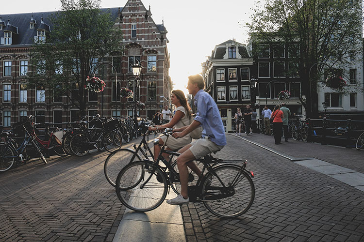 世界 旅游 荷兰 脚踏车 单车 环保