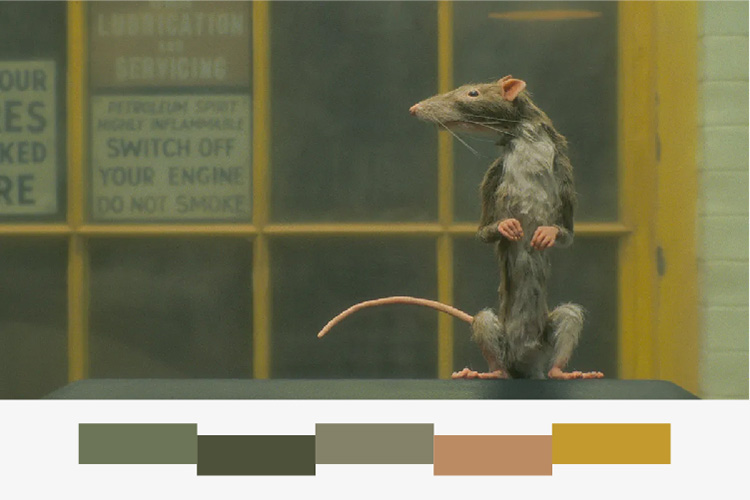 魏斯安德森 netflix 短篇影集 电影配色 调色盘 movie palette 居家配色灵感 捕鼠之鼠 the rat catcher