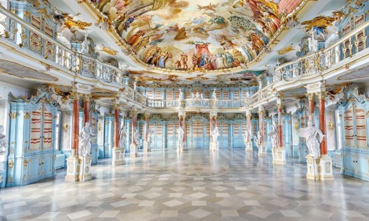 2025全球最美圖書館Top9：德國烏爾姆 維布林根修道院圖書館