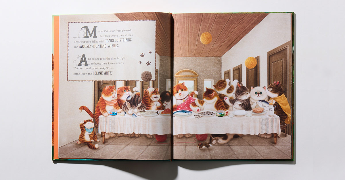 大人的绘本：闯入名画里的猫《Meowsterpieces：A Cat's Guide to Art》