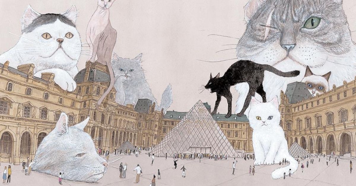 没有人知道，罗浮宫美术馆的阁楼顶其实住着一群猫 ——松本大洋《罗浮宫的猫》