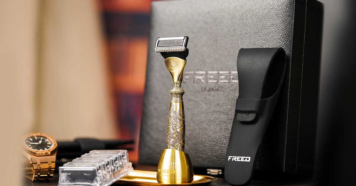 诚品生活新店｜国立故宫博物院  X FREED刮胡刀 一百周年限定联名礼盒			