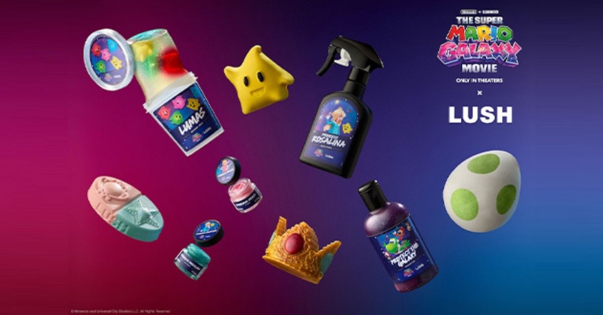超級瑪利歐銀河電影版 x LUSH 限定聯名系列