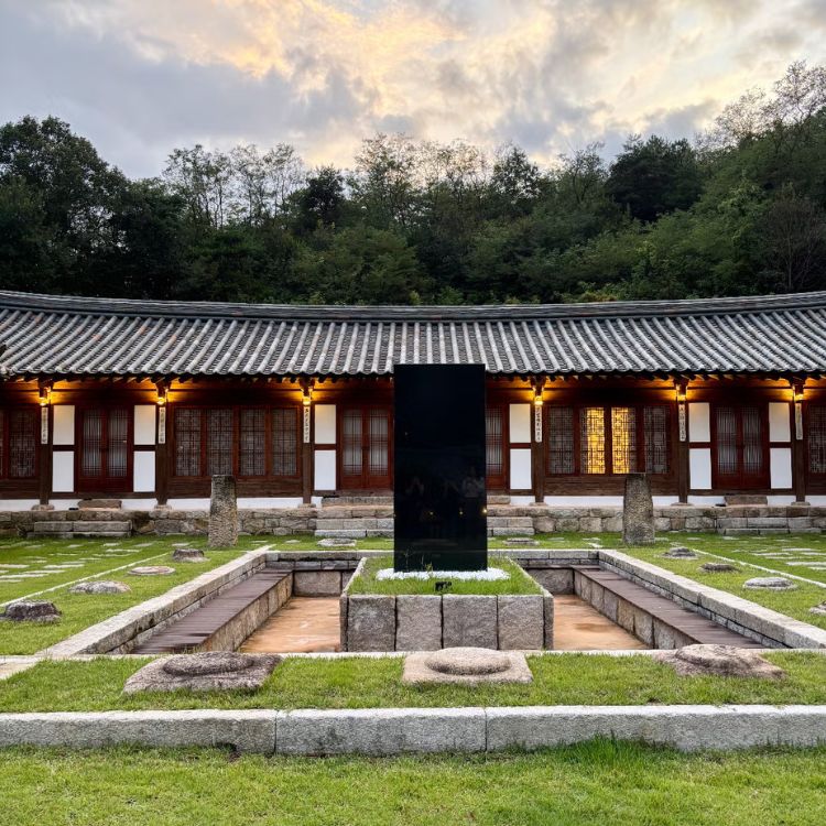 韓國安東韓屋度假村樂古齋探訪亮點六：致敬經典電影場景的智慧黑石板