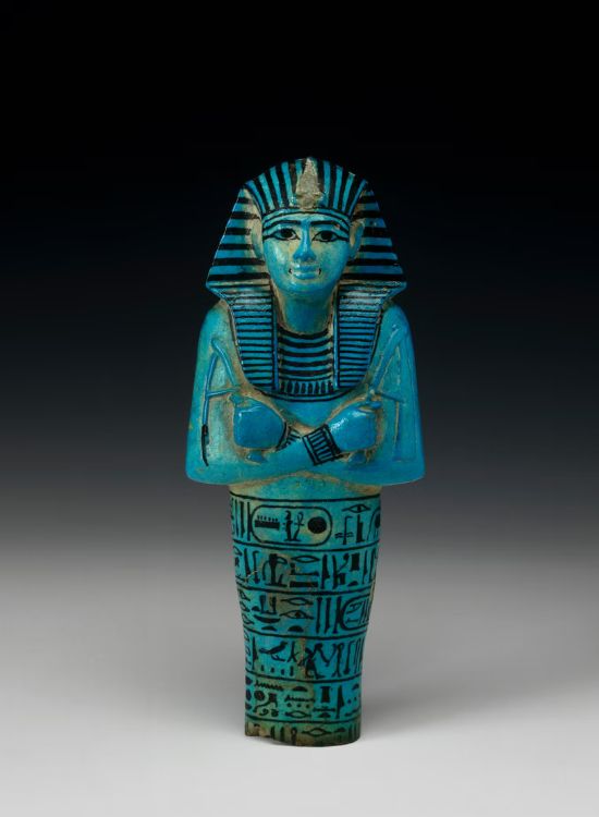 作品：塞提一世的沙布提俑，約西元前1294–1279年。（EA22818）