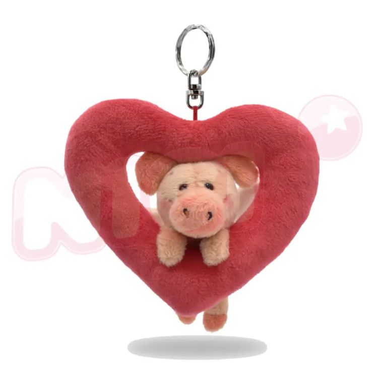 NICI心心相印小猪威比造型钥匙圈