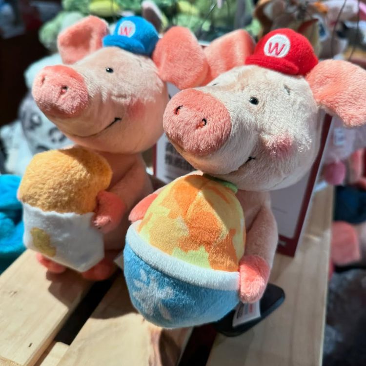 NICI芒果冰小猪威比造型饮料套钥匙圈