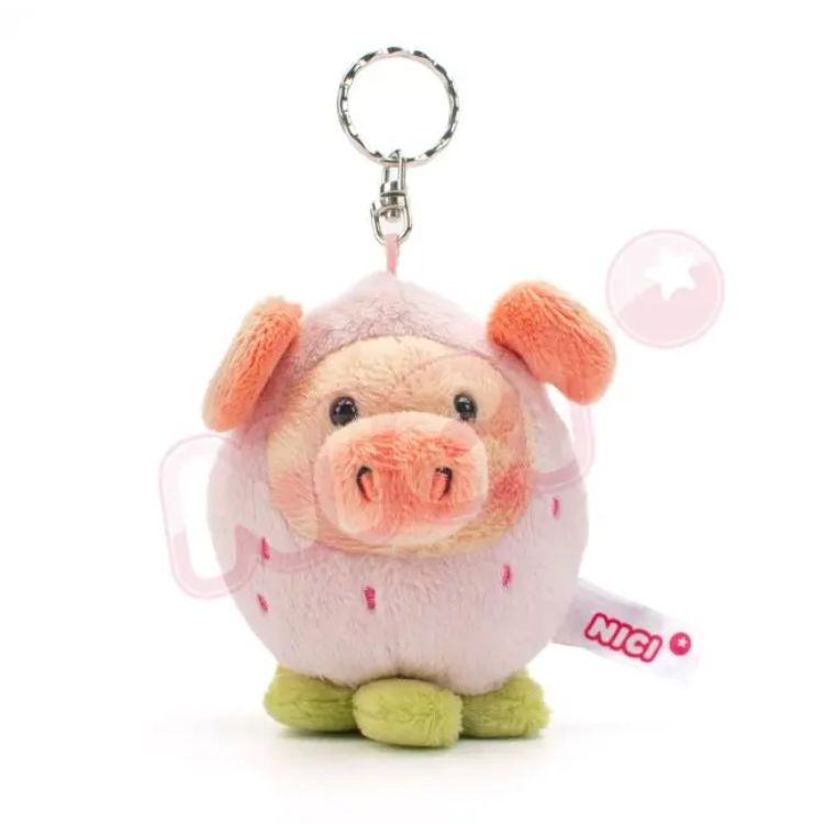 【诚品独家】NICI草莓小猪威比钥匙圈