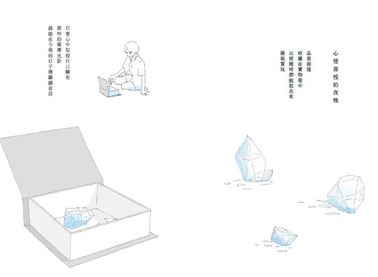 漫画《在一个人的夜晚，想对你说的10件事》特殊的书衣设计