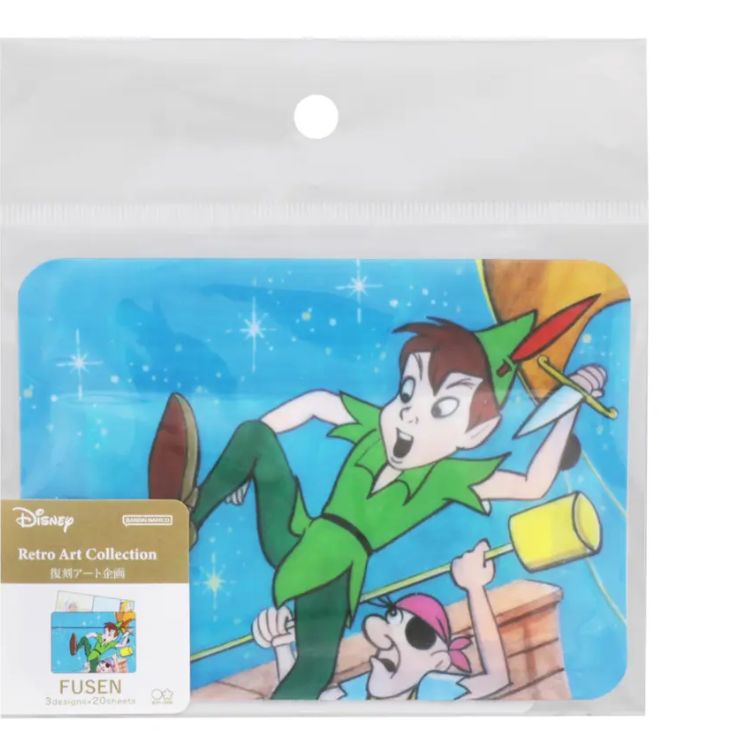 日本 sun-star Disney Retro Art Collection便利貼/ 彼得潘